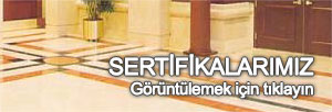Şen Mermer Sertifikalar